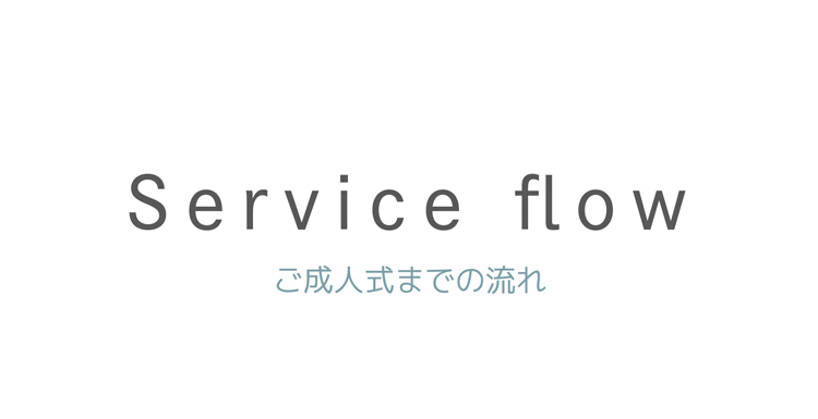 サービスの流れ