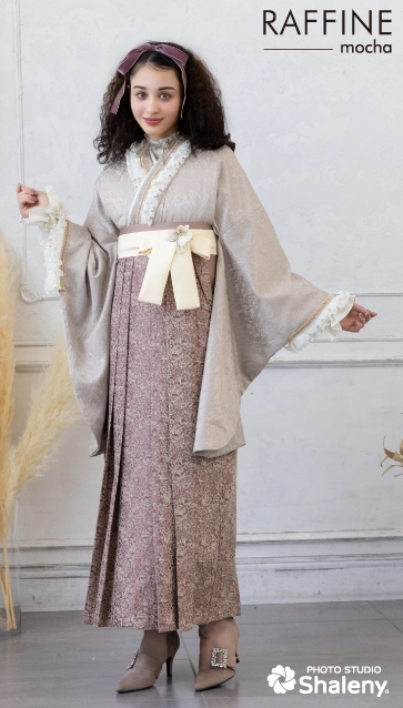 Raffine mocha（ラフィネ モカ）の卒業式袴レンタル｜卒業式の袴ご紹介　RM-152