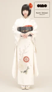 “Kami Shibai-story of- ano”の振袖-白|成人記念の新作振袖ご紹介 ANO-303