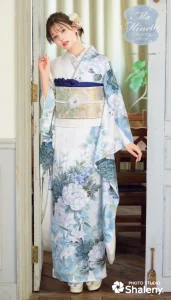 Ma Minette×村上愛花の振袖-水色|ハタチ記念の新作振袖ご紹介 MAF-708