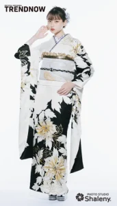 菊池日菜子 ×TRENDNOW(トレンドナウ)の振袖-白|ハタチ記念の新作振袖ご紹介 TN-264