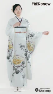 川床明日香 ×TRENDNOW(トレンドナウ)の振袖-白|ハタチ記念の新作振袖ご紹介 TN-268
