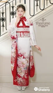 marune-白|ハタチ記念の新作振袖ご紹介 M-610