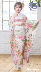 “Sakura(さくら)”ちゃんの振袖-白|ハタチ記念の新作振袖ご紹介 SAF-26