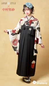 “JAPAN STYLE×中村里砂”の卒業式袴レンタル|卒業式の袴ご紹介 JN-52