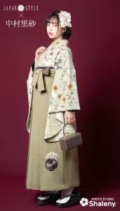 “JAPAN STYLE×中村里砂”の卒業式袴レンタル|卒業式の袴ご紹介 JN-54