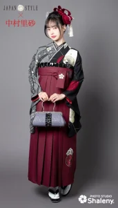 “JAPAN STYLE×中村里砂”の卒業式袴レンタル|卒業式の袴ご紹介 JN-56