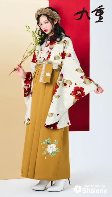 “九重”の卒業式袴レンタル｜卒業式の袴ご紹介　KN-62