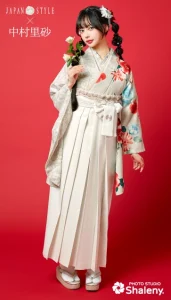 “JAPAN STYLE×中村里砂”の卒業式袴レンタル｜卒業式の袴ご紹介　JN-66