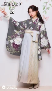 “桜田ひより × 百華”の卒業式袴レンタル|卒業式の袴ご紹介 HD-1