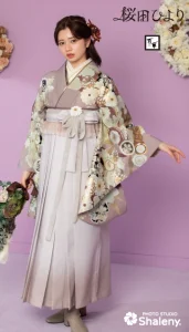 “桜田ひより × 百華”の卒業式袴レンタル|卒業式の袴ご紹介 K-1
