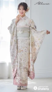 多田 梨音 ×Allure(アリュール)の振袖-白|成人記念の新作振袖ご紹介 AL-304