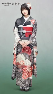 “Kami Shibai-story of- ano”の振袖-黒|成人記念の新作振袖ご紹介 ANO-406