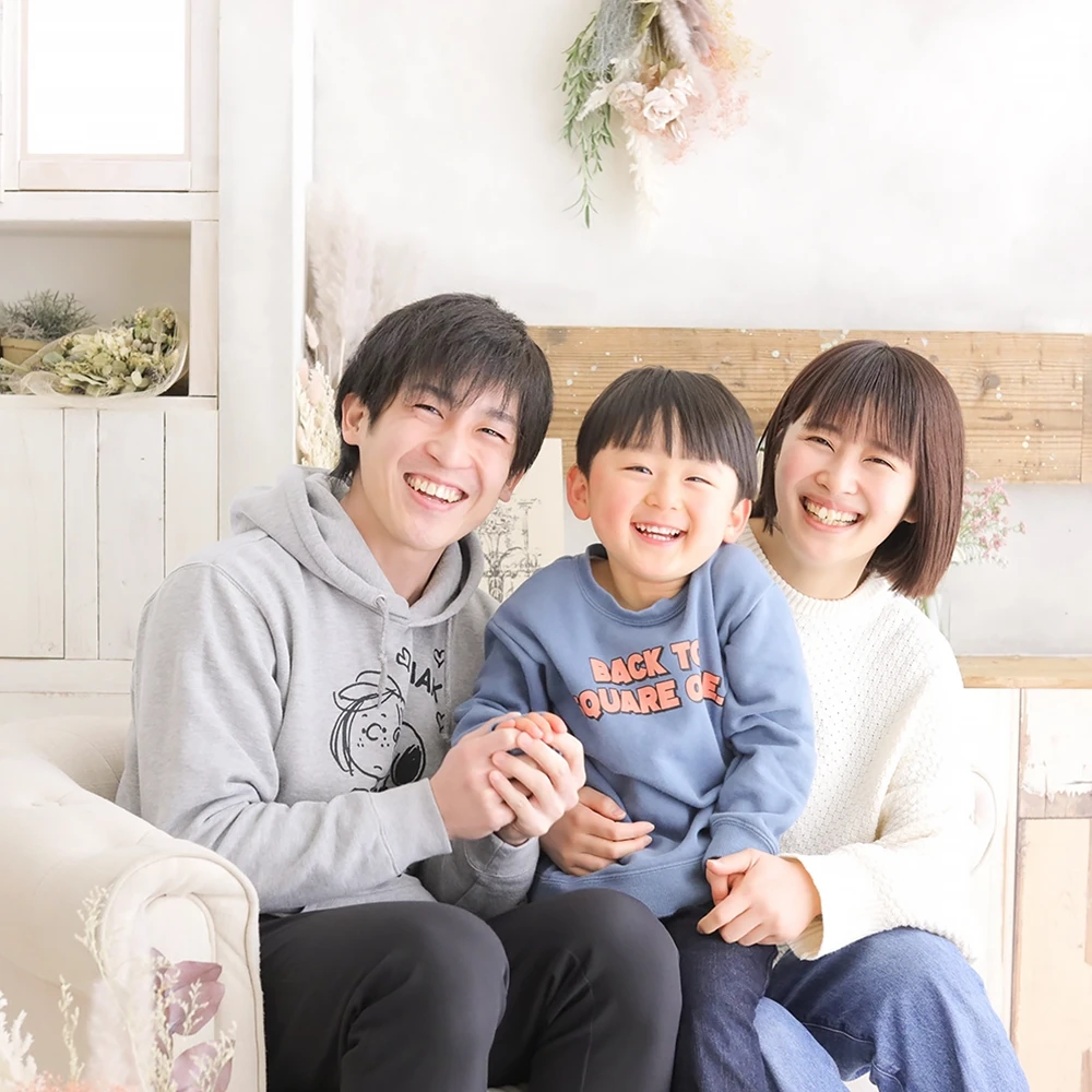 家族写真撮影イメージ画像No002｜年2.2万人が利用する大人気写真館の“家族写真撮影”｜シャレニー