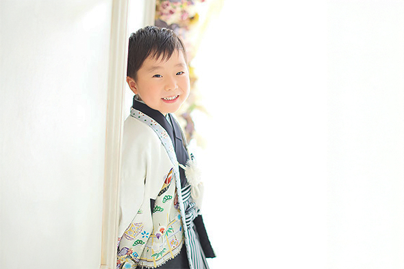 シャレニーで衣裳選択、髪型、メイクをして七五三撮影行った5歳の男の子｜写真撮影をした親子の感想④