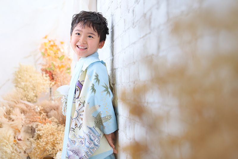 シャレニーで衣裳選択、髪型、メイクをして七五三撮影行った5歳の男の子｜写真撮影をした親子の感想2