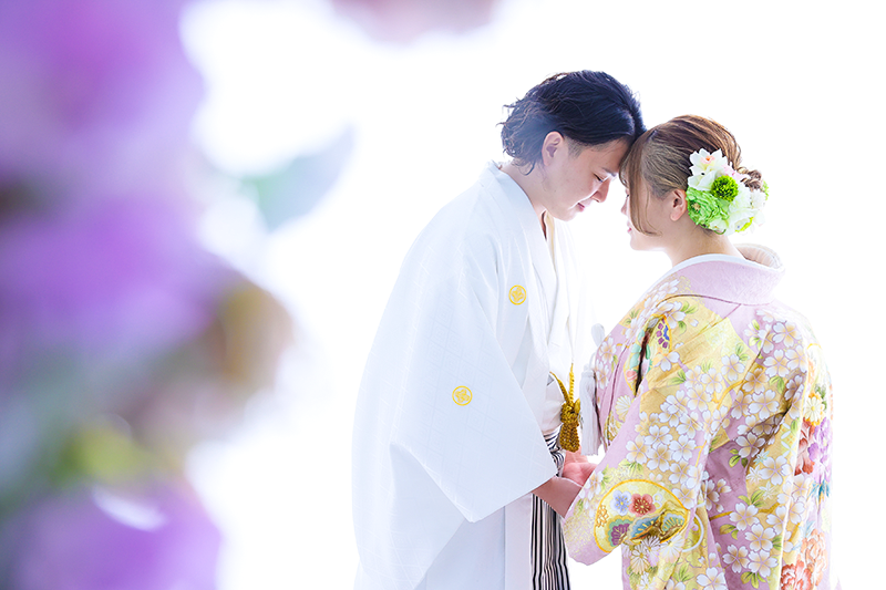 夫婦で撮影⑤ | ウェディングフォトは洋装も和装も選べます。| 結婚記念の撮影は長野のフォトスタジオシャレニーへ