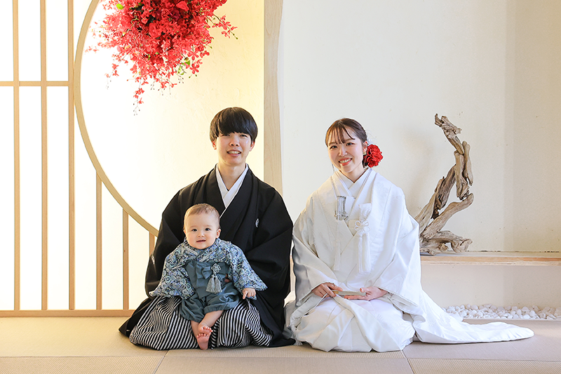 結婚記念日撮影特典① | 土日祝のウェディングフォトは追加料金無料！| お得にウェディングフォトを撮るならシャレニー | 土日祝の家族の思い出作りはフォトスタジオシャレニーへ | 家族の結婚記念日の撮影は長野のフォトスタジオシャレニーへ
